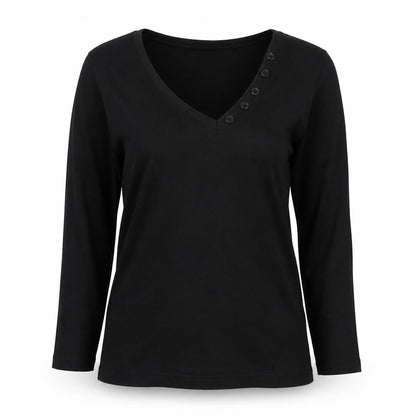Womens UK Size S Gap Black Basic T-Shirt
