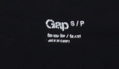 Womens UK Size S Gap Black Basic T-Shirt