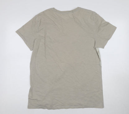 Mens UK Size M Gap Beige  T-Shirt