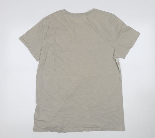 Mens UK Size M Gap Beige  T-Shirt