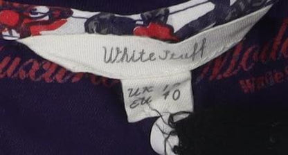 Walt Disney Women's Purple Long Sleeve T-Shirt Size 12