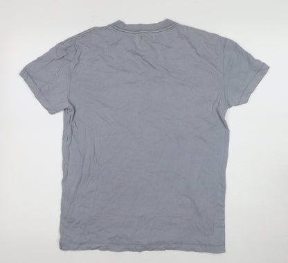 Abercrombie & Fitch Men's Grey Relaxed Fit T-Shirt, Size S