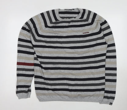 Mckenzie Men's Multicoloured XL Striped Pullover Jumper