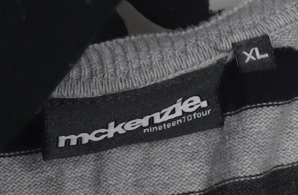 Mckenzie Men's Multicoloured XL Striped Pullover Jumper