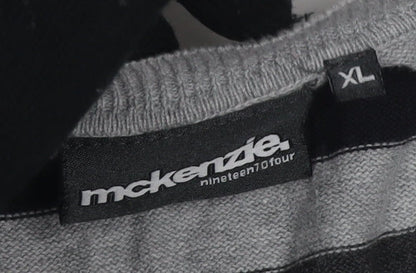 Mckenzie Men's Multicoloured XL Striped Pullover Jumper