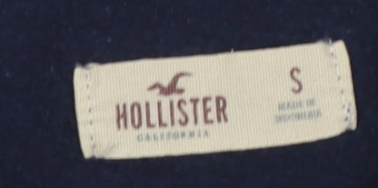 Mens UK Size S Hollister Blue Pullover Sweatshirt