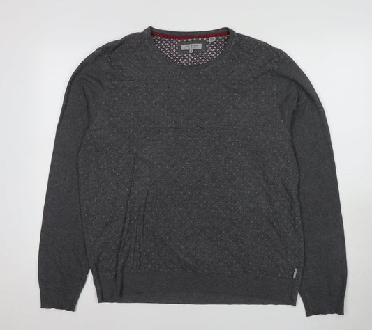 Ted Baker Men's XL Grey Pullover Jumper
