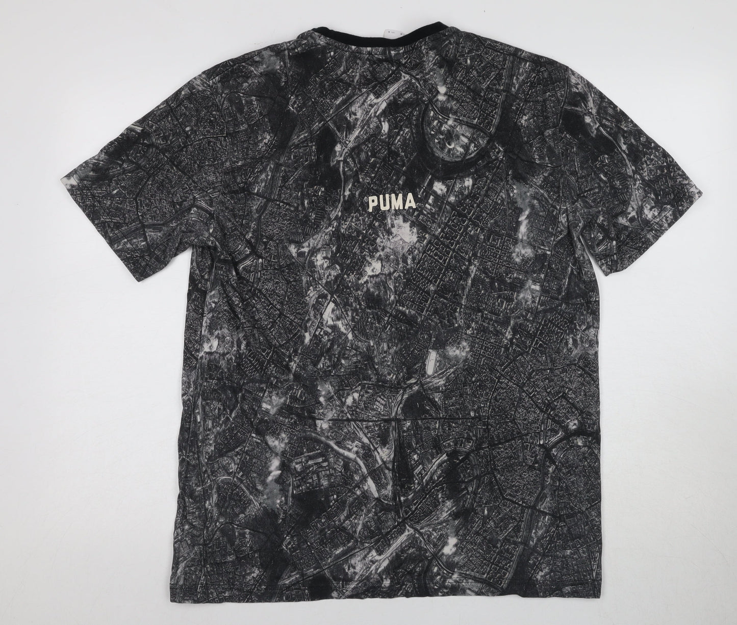 Puma Men's Black Graphic Print T-Shirt M