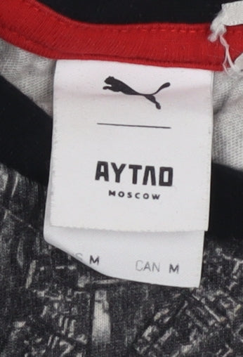 Puma Men's Black Graphic Print T-Shirt M