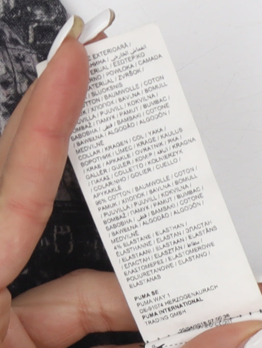 Puma Men's Black Graphic Print T-Shirt M