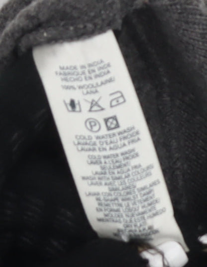 French Connection Men's Grey Wool Pullover Jumper Small