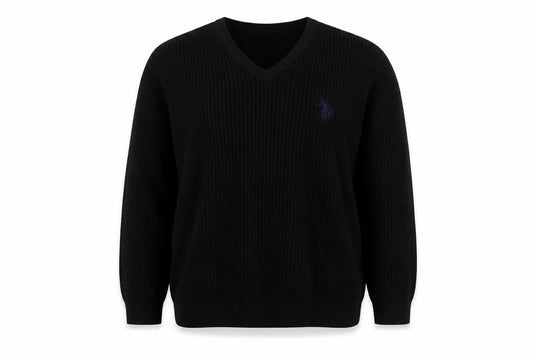 Mens UK Size 2XL U.S. Polo Assn. Black Jumper Jumper