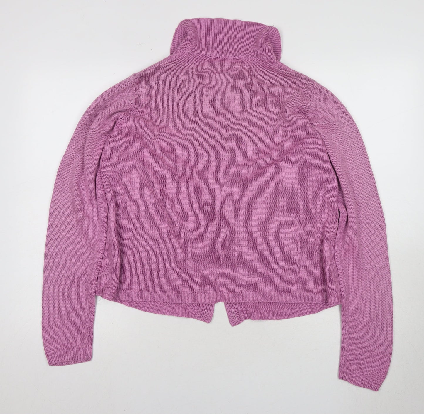 Womens UK Size 14 EWM Pure Classics Pink Cardigan Jumper