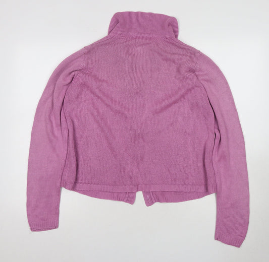 Womens UK Size 14 EWM Pure Classics Pink Cardigan Jumper