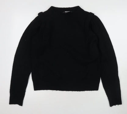 Womens UK Size 8 DKNY Black Pullover Jumper