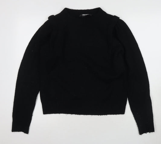 Womens UK Size 8 DKNY Black Pullover Jumper