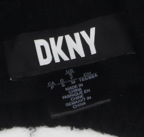 Womens UK Size 8 DKNY Black Pullover Jumper