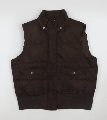 Womens UK Size 16 Alibi Brown Puffer Jacket