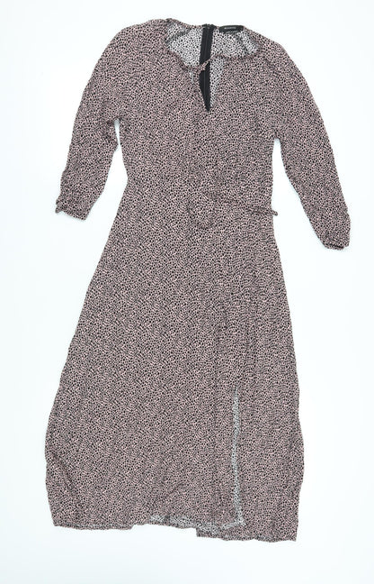 Reserved Women's Animal Print Midi Dress - S