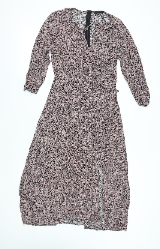 Reserved Women's Animal Print Midi Dress - S