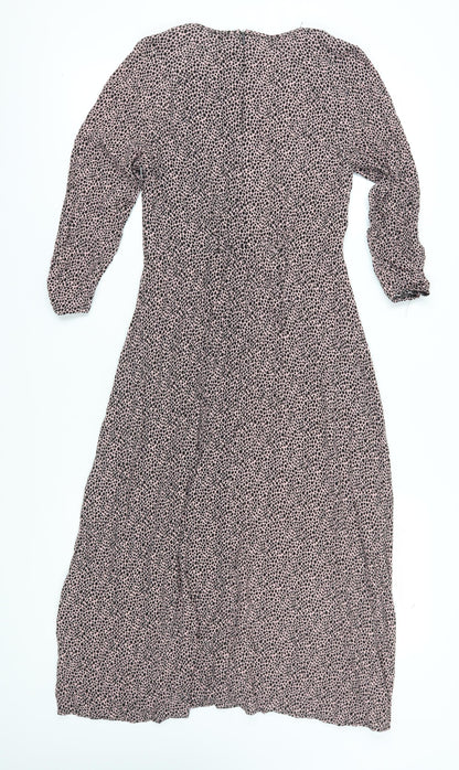 Reserved Women's Animal Print Midi Dress - S