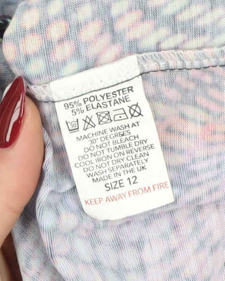 Missy Empire Women's Multicoloured Bodycon Dress Size 12