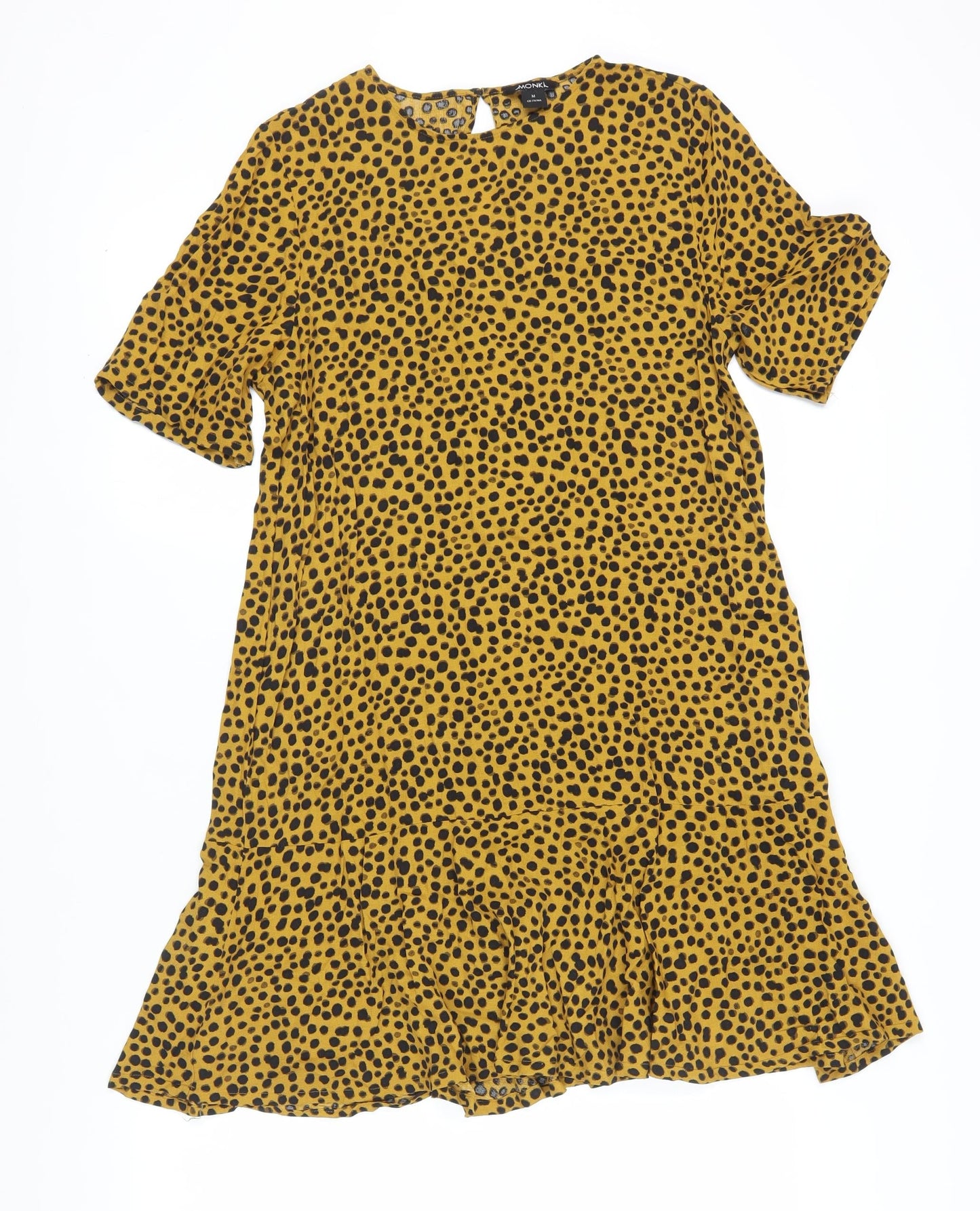Monki Women's Animal Print Shift Dress, Multicoloured, M