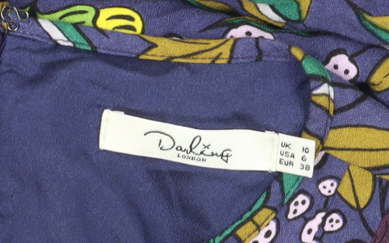 Darling Women's Multicoloured Floral A-Line Dress