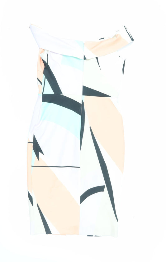 River Island Women's Multicoloured Size 12 Pencil Dress