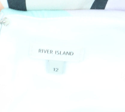 River Island Women's Multicoloured Size 12 Pencil Dress