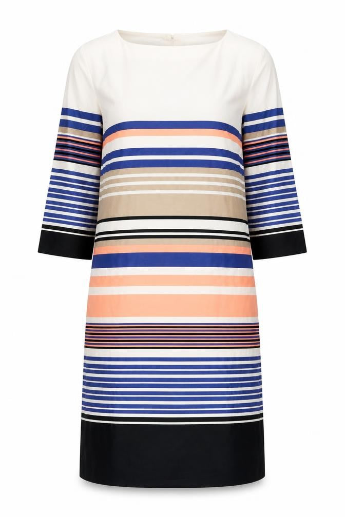 Monsoon Women's Multicoloured Striped Shift Dress