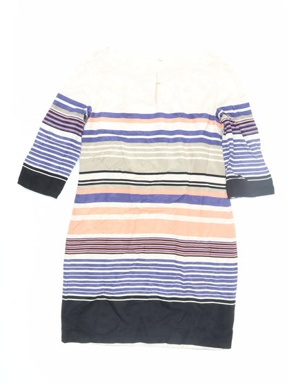 Monsoon Women's Multicoloured Striped Shift Dress