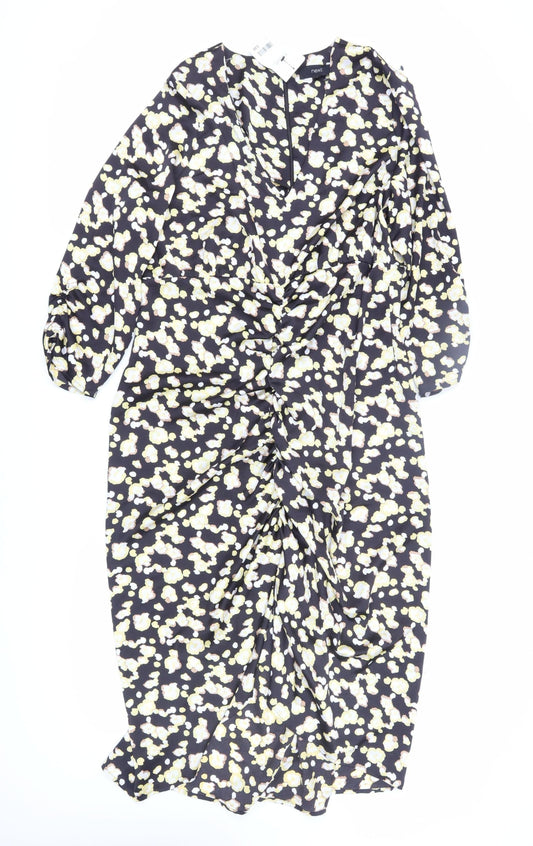 Next Women's Floral Shirt Dress, Size 20, Multicoloured