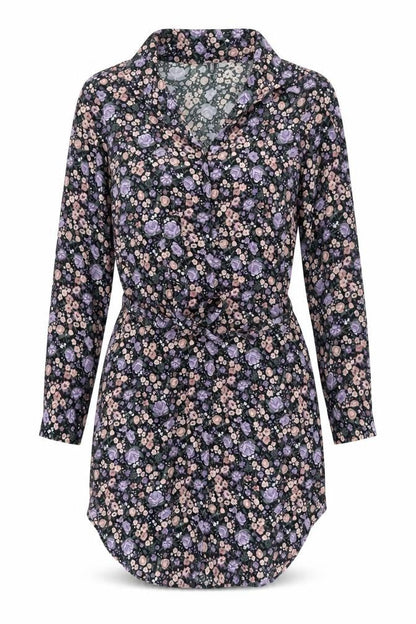 H&M Divided Women's Floral Shirt Dress Size 10
