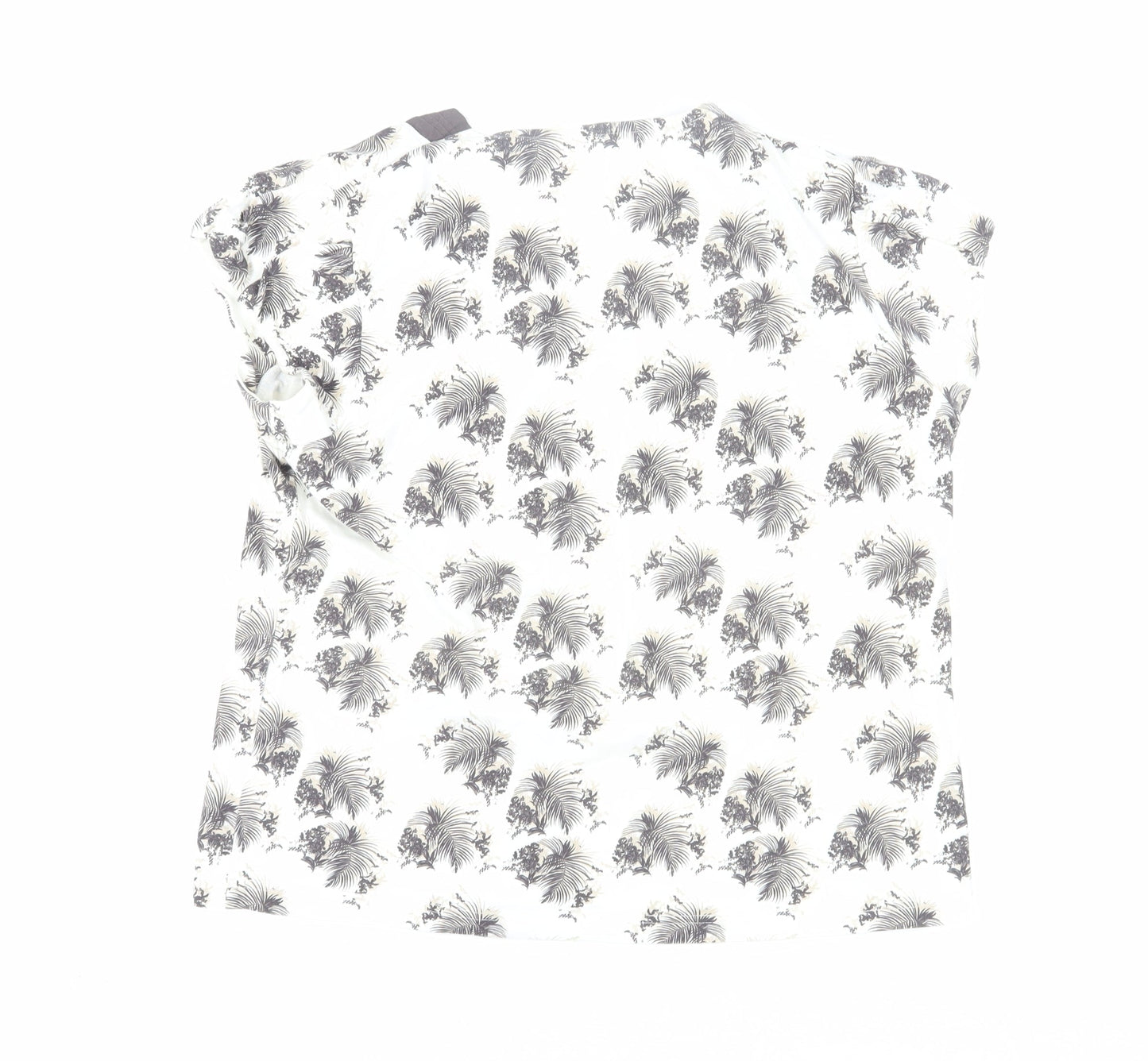 Womens UK Size 18 DASH White Basic T-Shirt