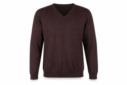 Mens UK Size M Marks and Spencer Brown Pullover Jumper