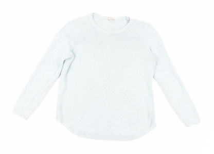 Womens UK Size 16 M&Co Blue Pullover Jumper