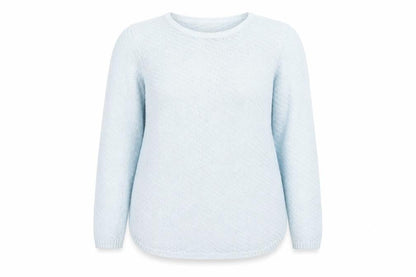 Womens UK Size 16 M&Co Blue Pullover Jumper