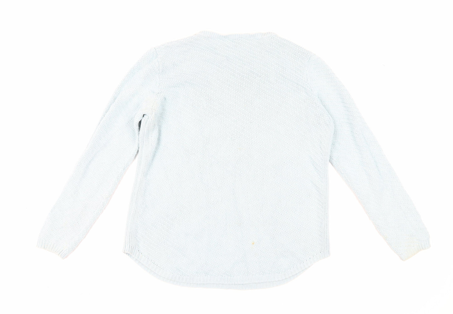 Womens UK Size 16 M&Co Blue Pullover Jumper