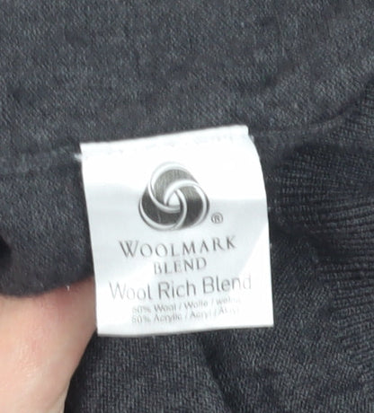 Daniel Hechter Men's Grey High Neck Pullover S