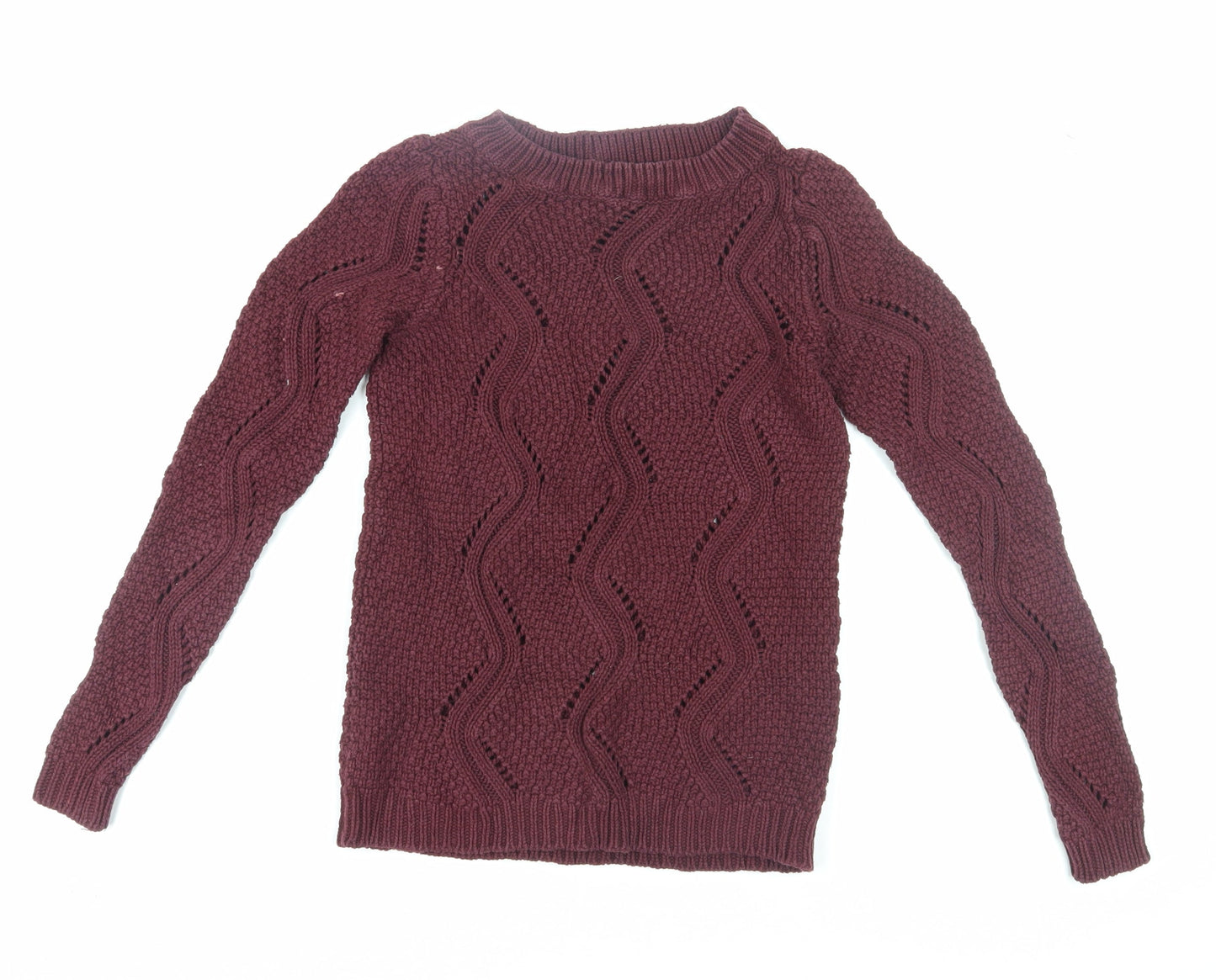 Womens UK Size S VERO MODA Red Pullover Jumper