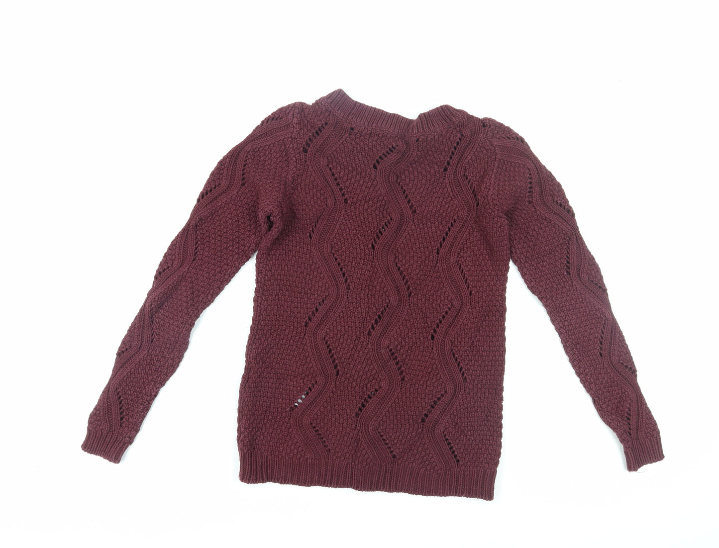 Womens UK Size S VERO MODA Red Pullover Jumper
