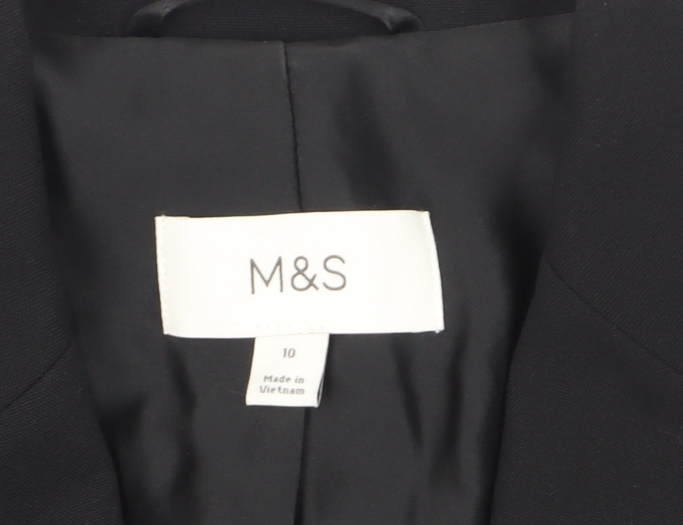 Marks and Spencer Women's Black Suit Jacket Size 10