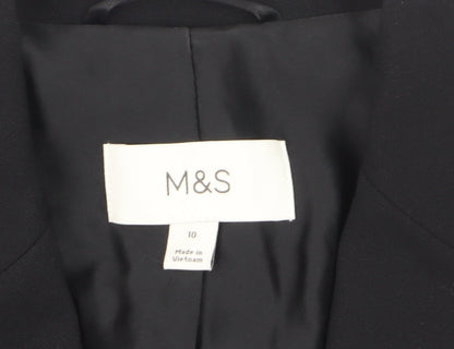 Marks and Spencer Women's Black Suit Jacket Size 10