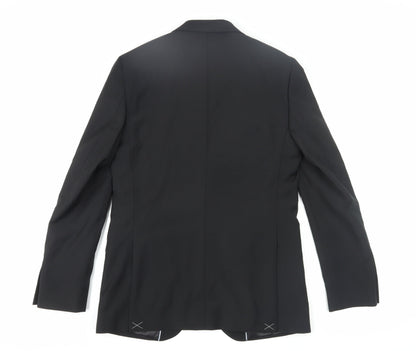 Mens UK Size 38 Marks and Spencer Regular Black Suit Jacket