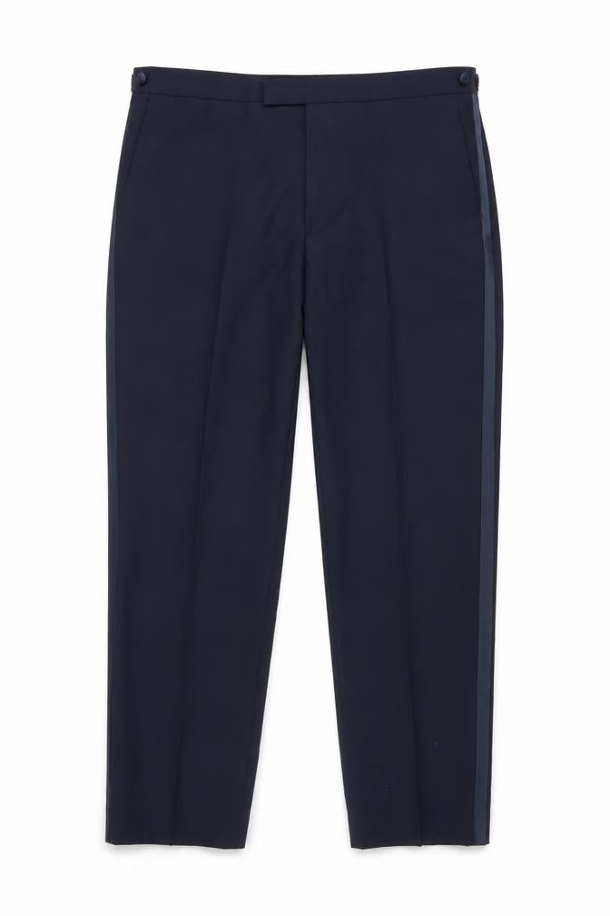 Mens UK Size L Marks and Spencer Regular Fit Dress Pants Black Trousers