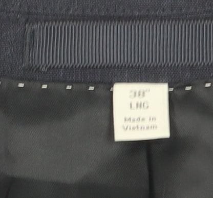 Mens UK Size 38 Marks and Spencer Regular Blue Suit Jacket