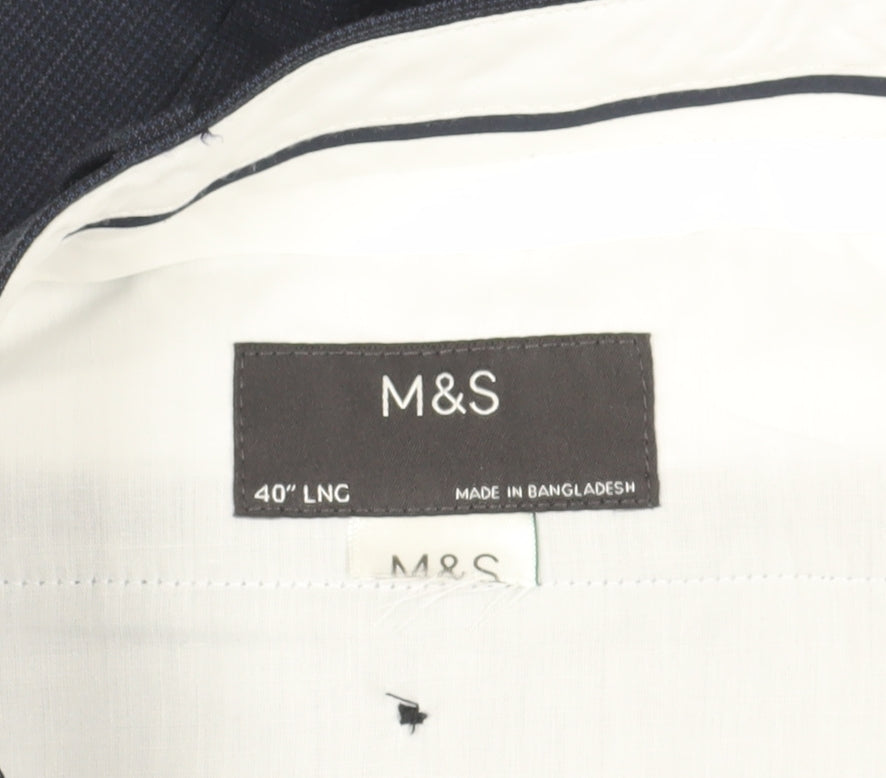 Marks and Spencer Men's Black Dress Pants, Size L