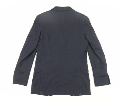 Mens UK Size 38 Marks and Spencer Regular Blue Suit Jacket