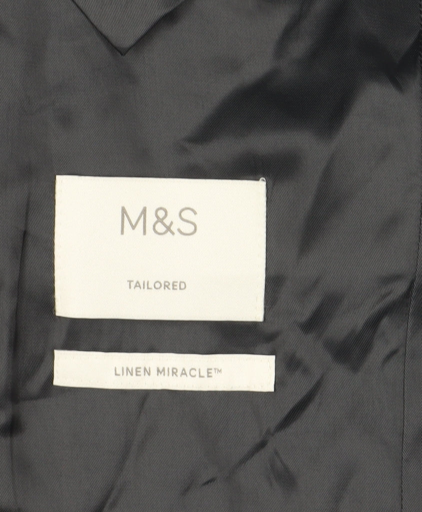 Mens UK Size 38 Marks and Spencer Regular Blue Suit Jacket